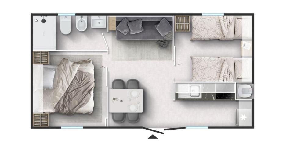 Hotel Park E Mobil Home Sottomarina Dış mekan fotoğraf